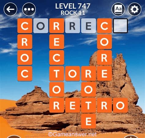 Wordscapes Level 747 Answers [ + Bonus Words ].